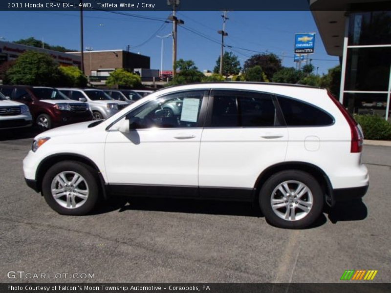 Taffeta White / Gray 2011 Honda CR-V EX-L 4WD