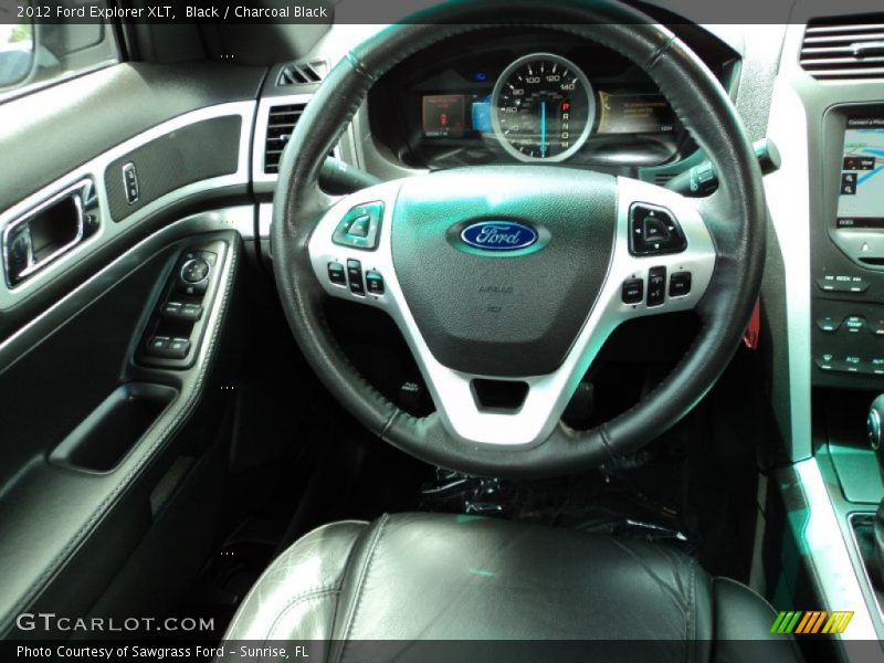 Black / Charcoal Black 2012 Ford Explorer XLT