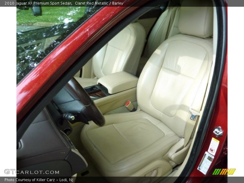 Claret Red Metallic / Barley 2010 Jaguar XF Premium Sport Sedan