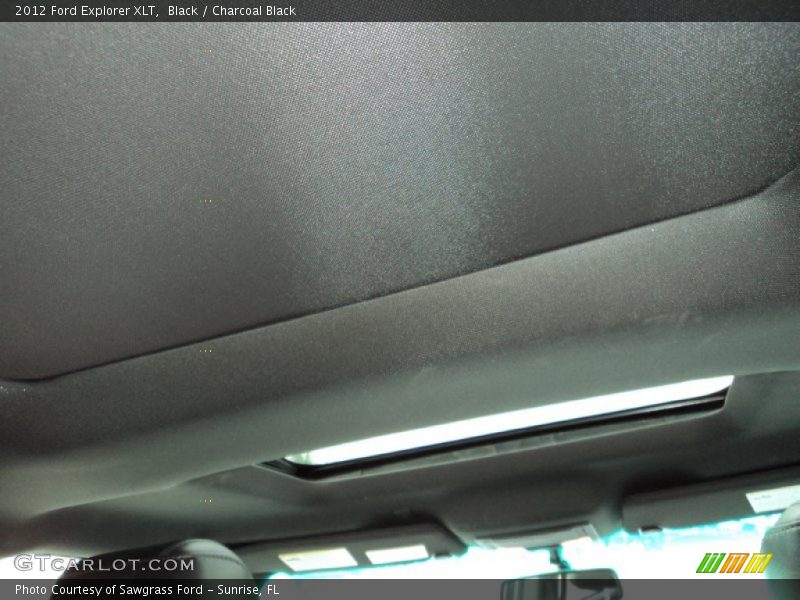 Black / Charcoal Black 2012 Ford Explorer XLT