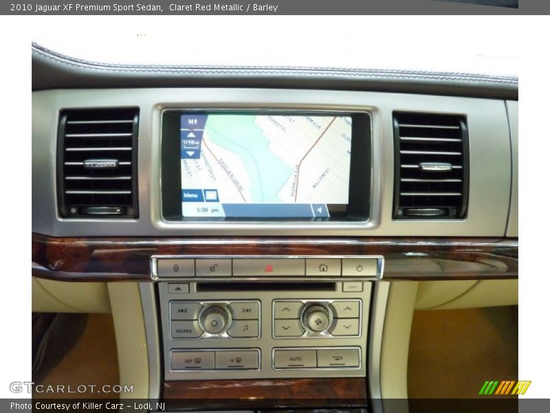 Claret Red Metallic / Barley 2010 Jaguar XF Premium Sport Sedan