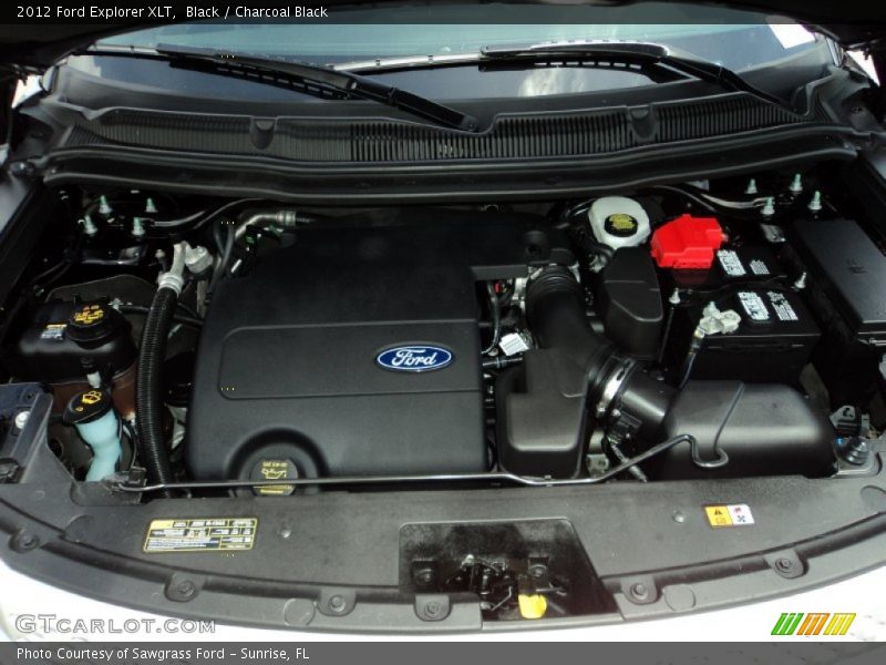 Black / Charcoal Black 2012 Ford Explorer XLT