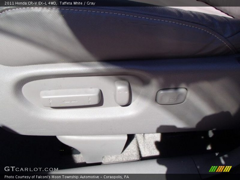 Taffeta White / Gray 2011 Honda CR-V EX-L 4WD