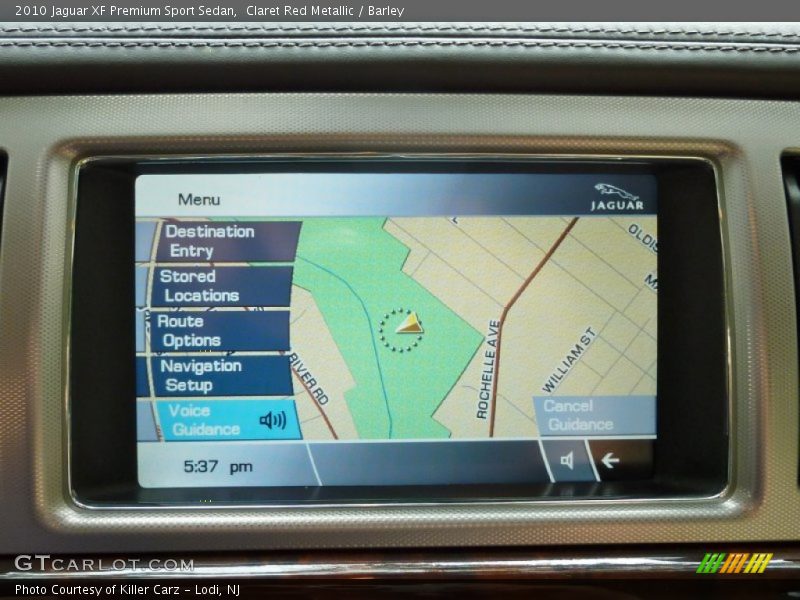 Claret Red Metallic / Barley 2010 Jaguar XF Premium Sport Sedan