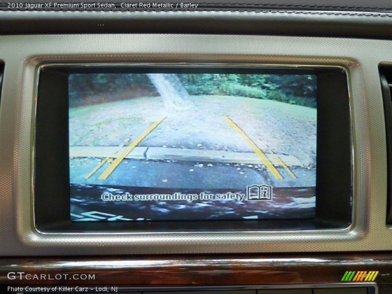 Claret Red Metallic / Barley 2010 Jaguar XF Premium Sport Sedan