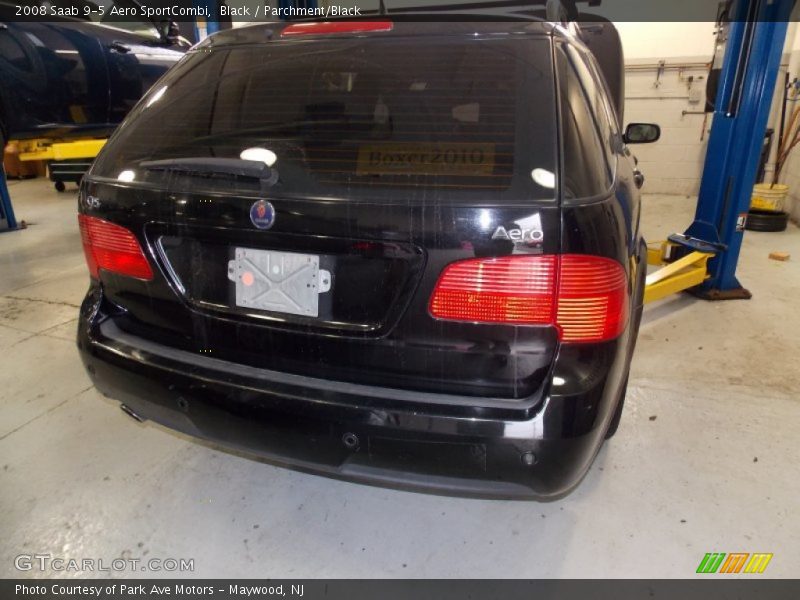 Black / Parchment/Black 2008 Saab 9-5 Aero SportCombi