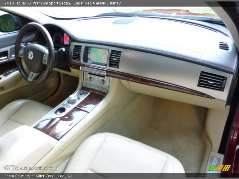 Claret Red Metallic / Barley 2010 Jaguar XF Premium Sport Sedan