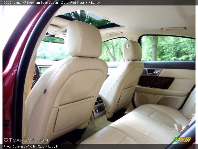Claret Red Metallic / Barley 2010 Jaguar XF Premium Sport Sedan