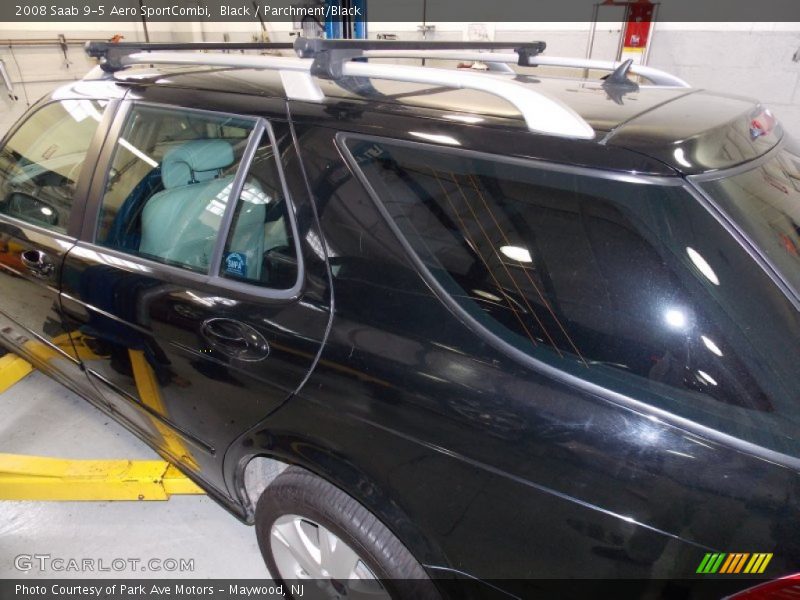 Black / Parchment/Black 2008 Saab 9-5 Aero SportCombi