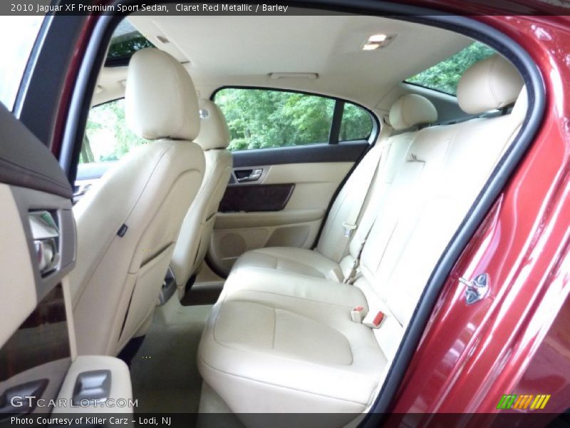 Claret Red Metallic / Barley 2010 Jaguar XF Premium Sport Sedan