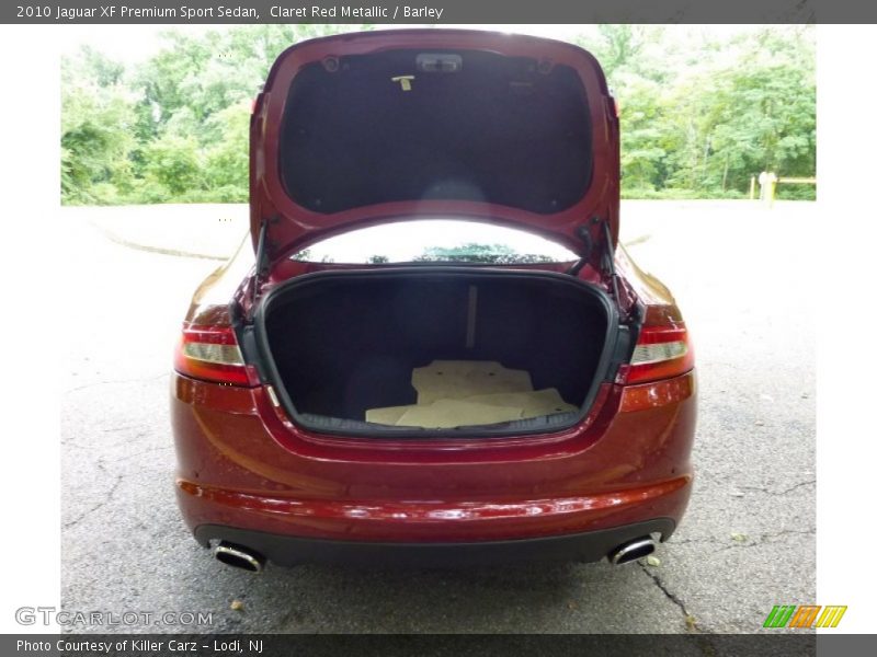 Claret Red Metallic / Barley 2010 Jaguar XF Premium Sport Sedan