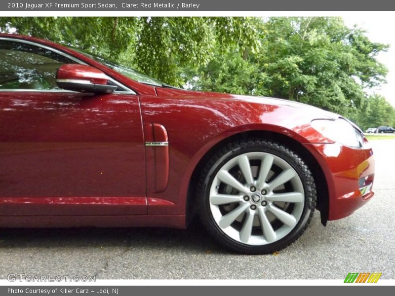 Claret Red Metallic / Barley 2010 Jaguar XF Premium Sport Sedan