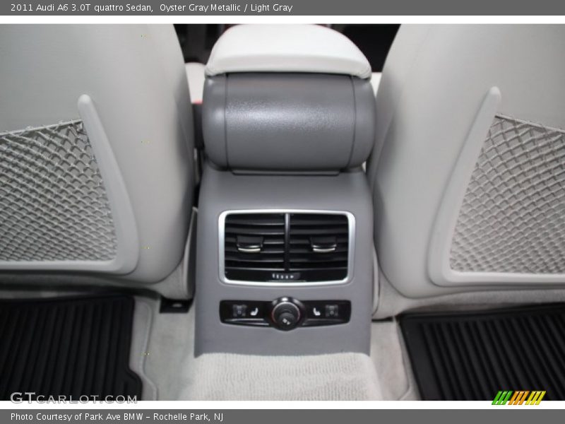 Oyster Gray Metallic / Light Gray 2011 Audi A6 3.0T quattro Sedan