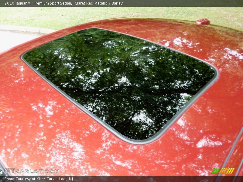 Claret Red Metallic / Barley 2010 Jaguar XF Premium Sport Sedan