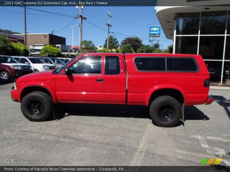  2001 Sonoma SLS Extended Cab 4x4 Fire Red