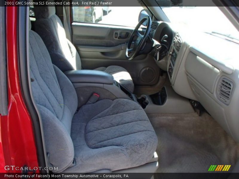 Fire Red / Pewter 2001 GMC Sonoma SLS Extended Cab 4x4