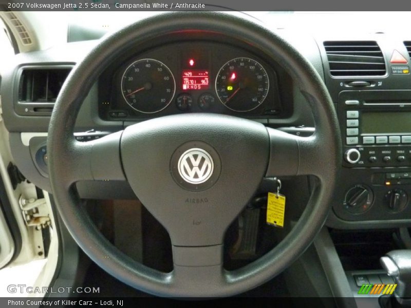 Campanella White / Anthracite 2007 Volkswagen Jetta 2.5 Sedan
