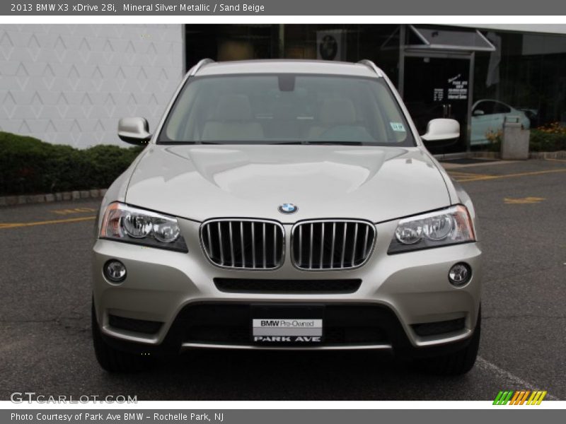 Mineral Silver Metallic / Sand Beige 2013 BMW X3 xDrive 28i
