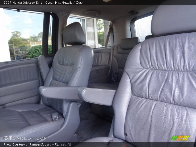 Ocean Mist Metallic / Gray 2007 Honda Odyssey EX-L