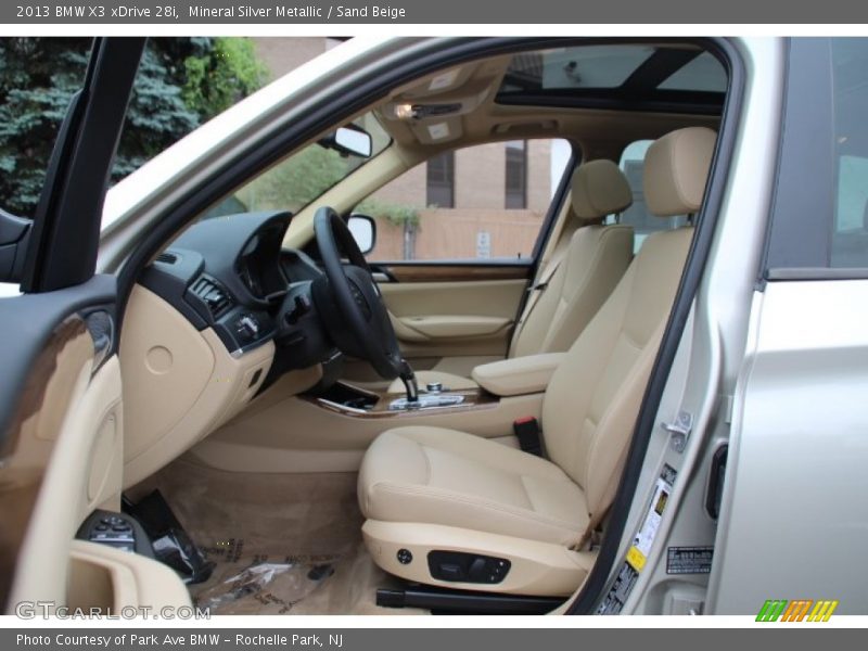 Mineral Silver Metallic / Sand Beige 2013 BMW X3 xDrive 28i