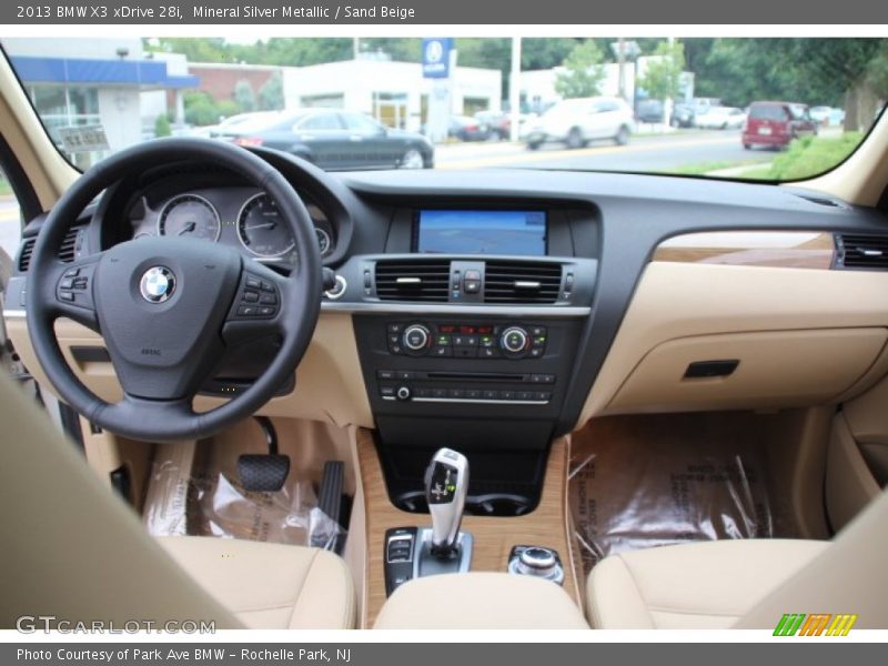 Mineral Silver Metallic / Sand Beige 2013 BMW X3 xDrive 28i