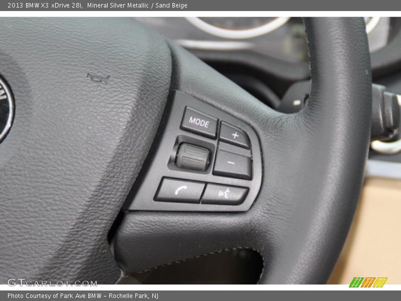 Mineral Silver Metallic / Sand Beige 2013 BMW X3 xDrive 28i