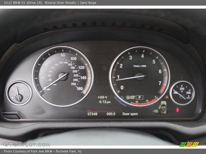 Mineral Silver Metallic / Sand Beige 2013 BMW X3 xDrive 28i