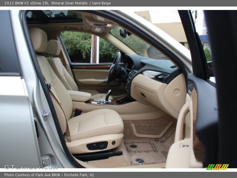 Mineral Silver Metallic / Sand Beige 2013 BMW X3 xDrive 28i