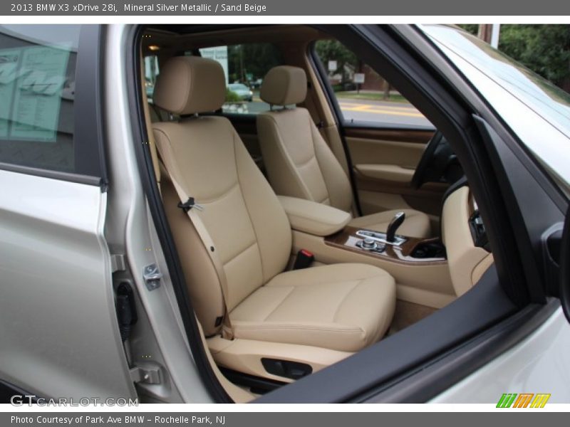 Mineral Silver Metallic / Sand Beige 2013 BMW X3 xDrive 28i