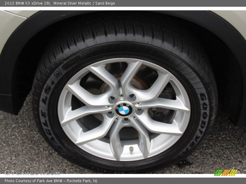 Mineral Silver Metallic / Sand Beige 2013 BMW X3 xDrive 28i