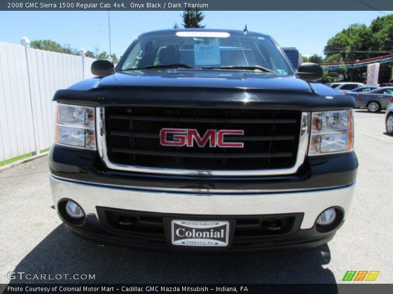 Onyx Black / Dark Titanium 2008 GMC Sierra 1500 Regular Cab 4x4