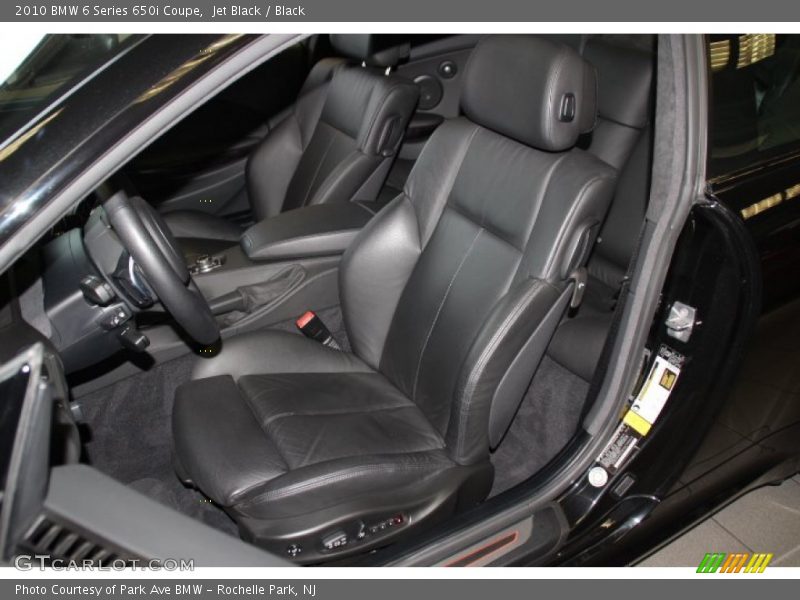 Jet Black / Black 2010 BMW 6 Series 650i Coupe