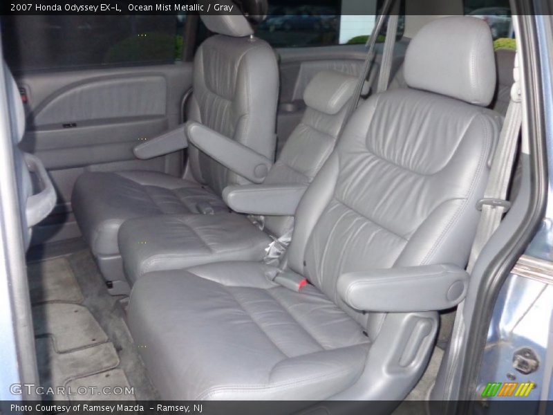 Ocean Mist Metallic / Gray 2007 Honda Odyssey EX-L