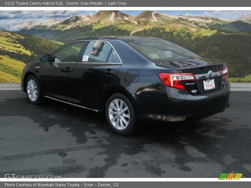 Cosmic Gray Metallic / Light Gray 2013 Toyota Camry Hybrid XLE
