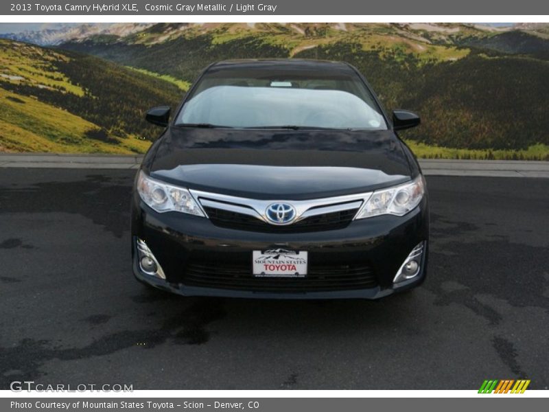 Cosmic Gray Metallic / Light Gray 2013 Toyota Camry Hybrid XLE