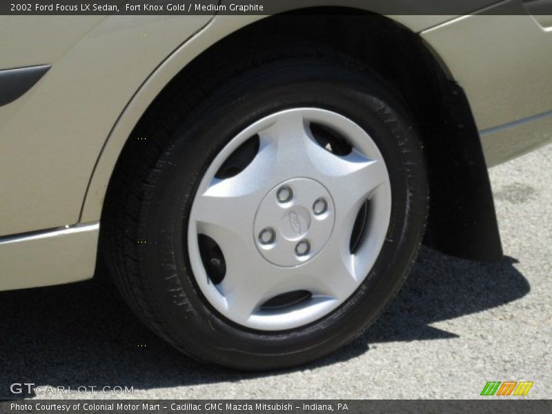 Fort Knox Gold / Medium Graphite 2002 Ford Focus LX Sedan