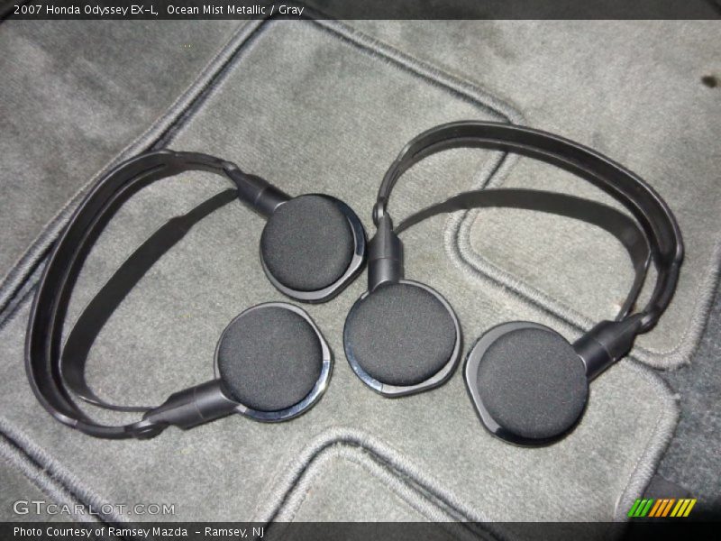 Ocean Mist Metallic / Gray 2007 Honda Odyssey EX-L