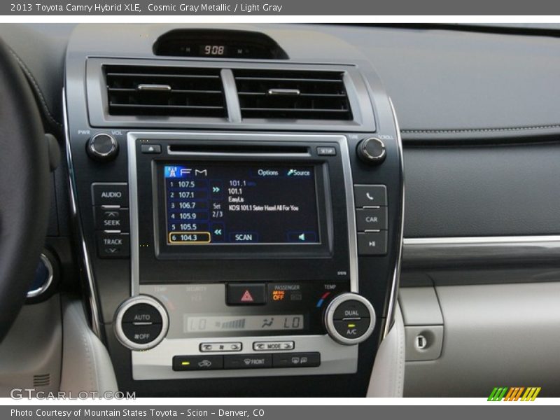 Cosmic Gray Metallic / Light Gray 2013 Toyota Camry Hybrid XLE