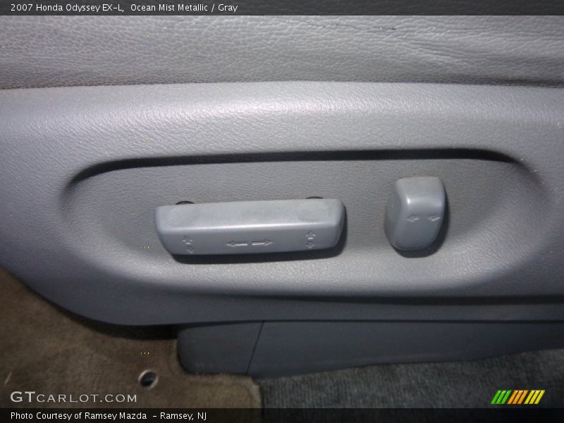 Ocean Mist Metallic / Gray 2007 Honda Odyssey EX-L