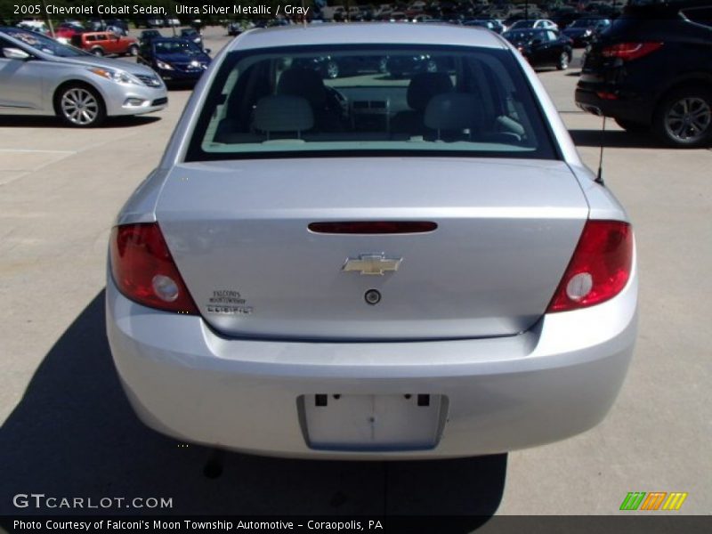 Ultra Silver Metallic / Gray 2005 Chevrolet Cobalt Sedan