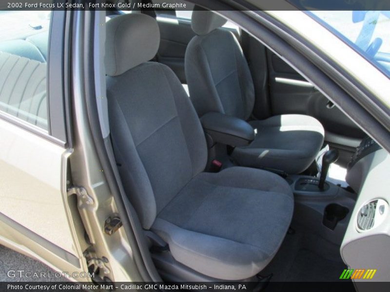 Fort Knox Gold / Medium Graphite 2002 Ford Focus LX Sedan
