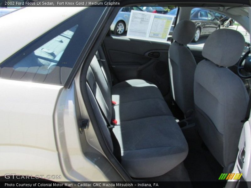 Fort Knox Gold / Medium Graphite 2002 Ford Focus LX Sedan