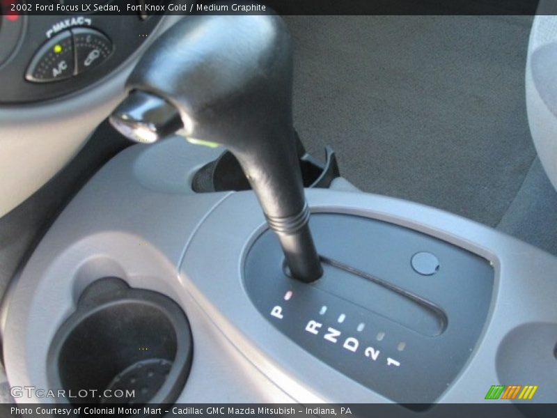 Fort Knox Gold / Medium Graphite 2002 Ford Focus LX Sedan