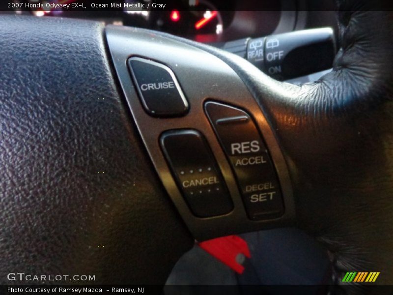 Ocean Mist Metallic / Gray 2007 Honda Odyssey EX-L