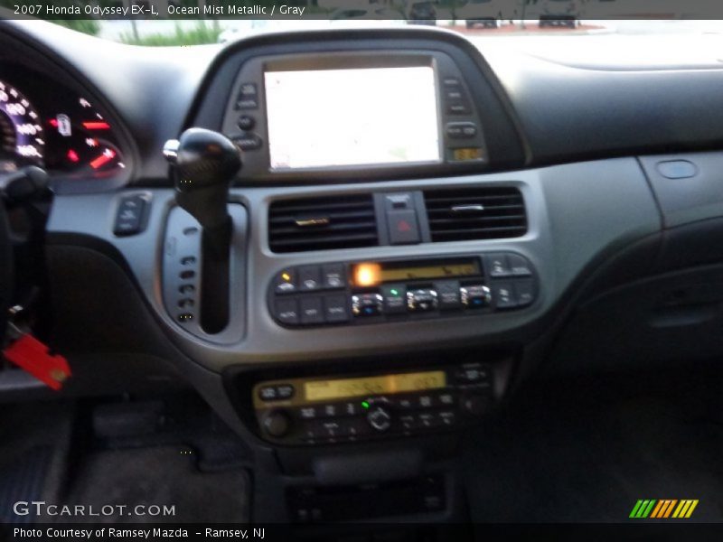 Ocean Mist Metallic / Gray 2007 Honda Odyssey EX-L