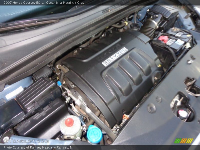 Ocean Mist Metallic / Gray 2007 Honda Odyssey EX-L