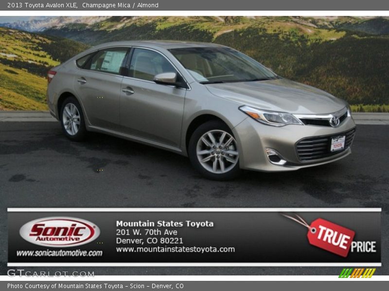 Champagne Mica / Almond 2013 Toyota Avalon XLE