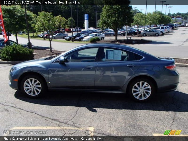Steel Blue / Black 2012 Mazda MAZDA6 i Touring Sedan