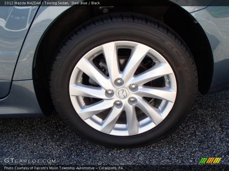 Steel Blue / Black 2012 Mazda MAZDA6 i Touring Sedan
