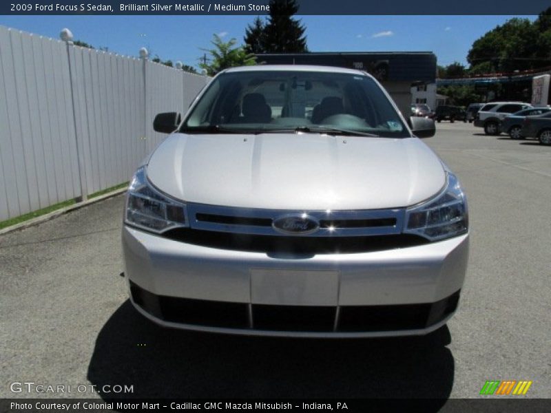 Brilliant Silver Metallic / Medium Stone 2009 Ford Focus S Sedan